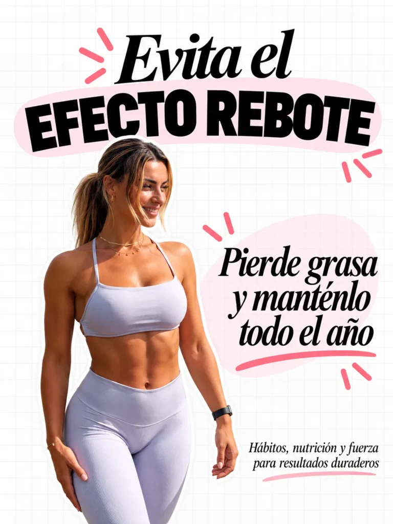 Perder grasa sin efecto rebote